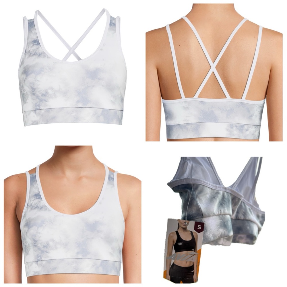 Small Avia Dopple Dye Women's Medium Impact Sports Bra